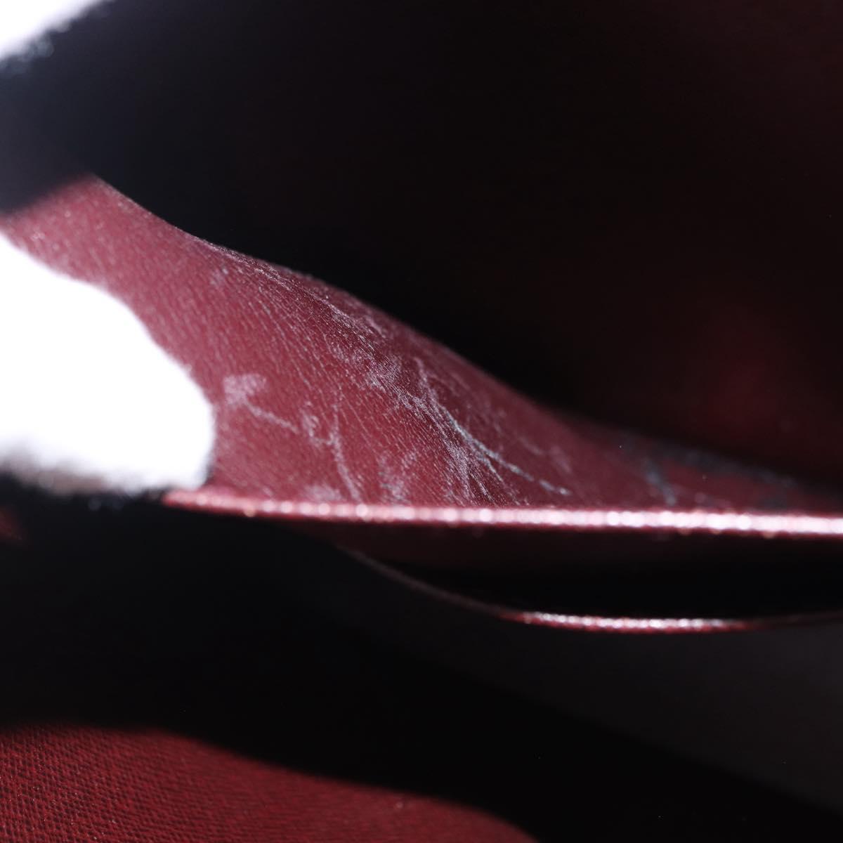 LOUIS VUITTON Taiga Porte Documents Voyage Bag Acajou M30635 LV Auth bs36765