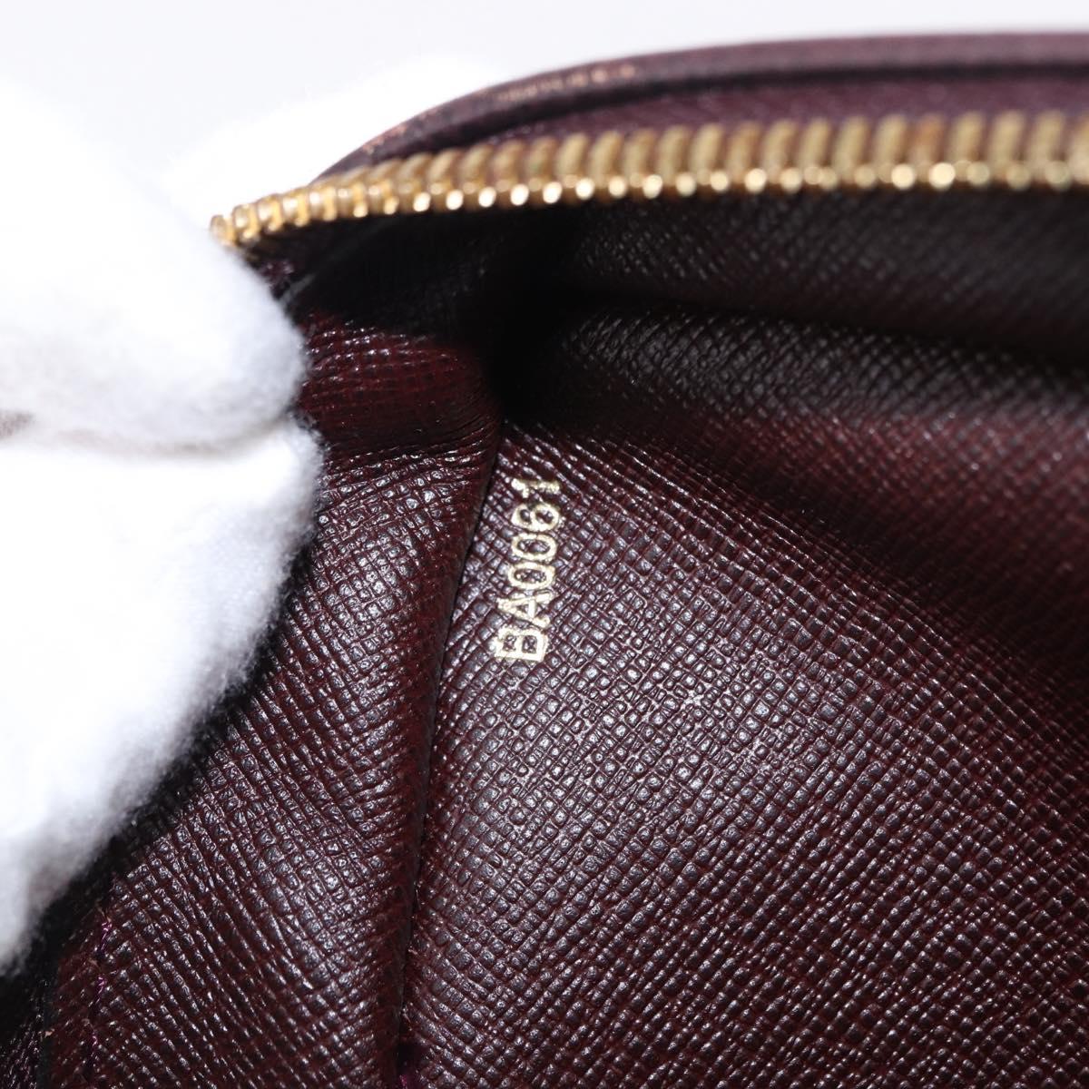LOUIS VUITTON Taiga Porte Documents Voyage Bag Acajou M30635 LV Auth bs36765