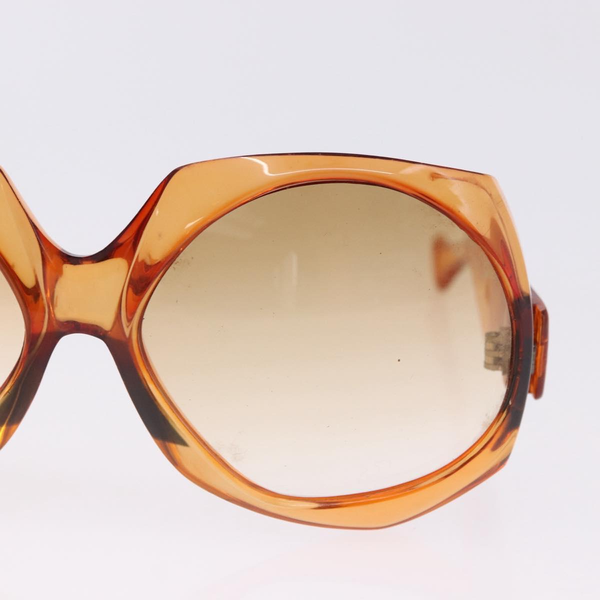 VERSACE Saint Laurent Sunglasses Plastic 2 Set Brown Auth bs36784
