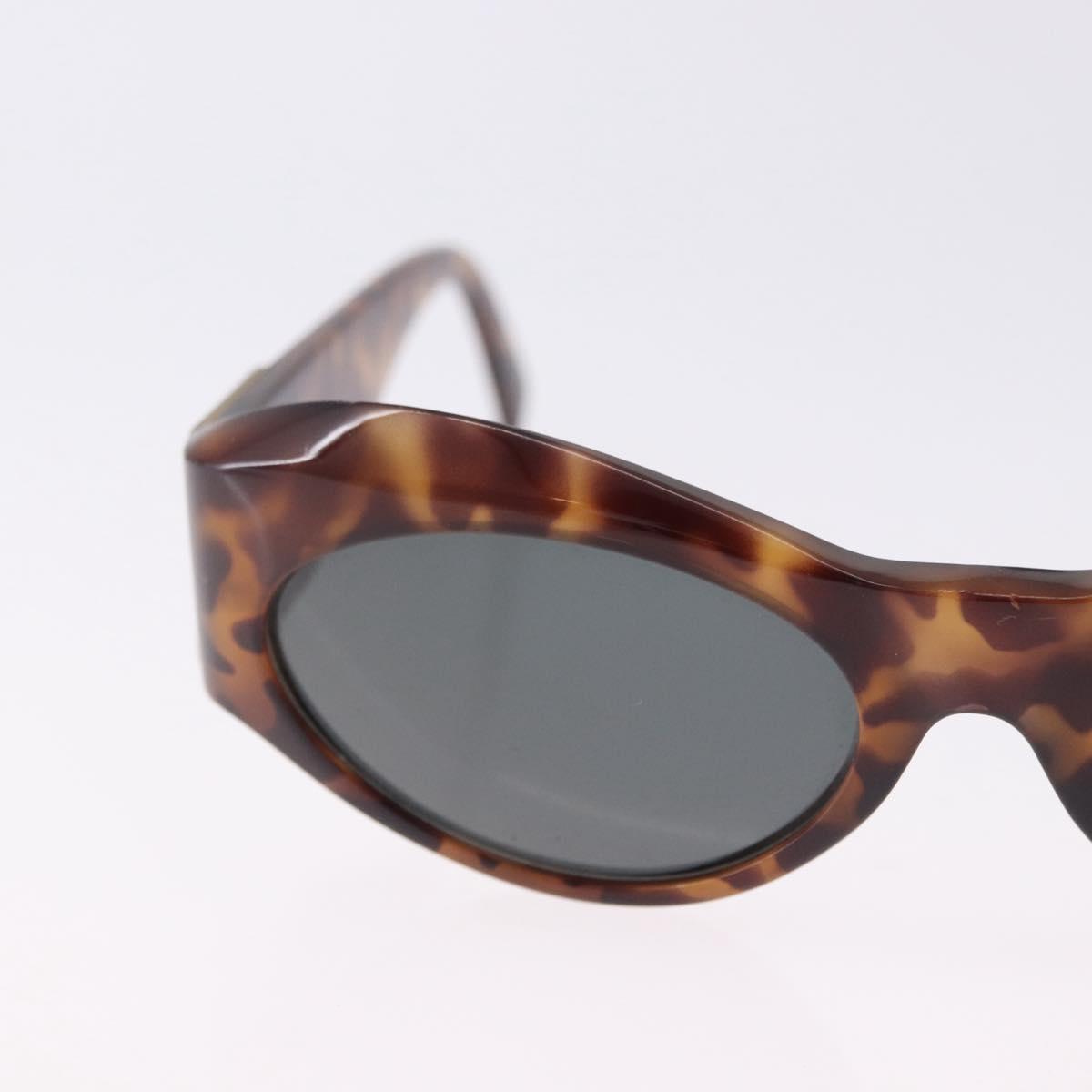 VERSACE Saint Laurent Sunglasses Plastic 2 Set Brown Auth bs36784