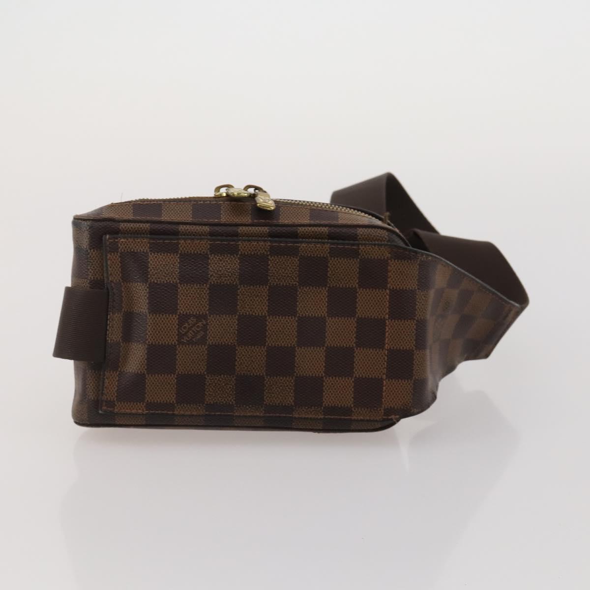 LOUIS VUITTON Damier Ebene Geronimos Shoulder Bag 2 Set N51994 LV Auth bs36785