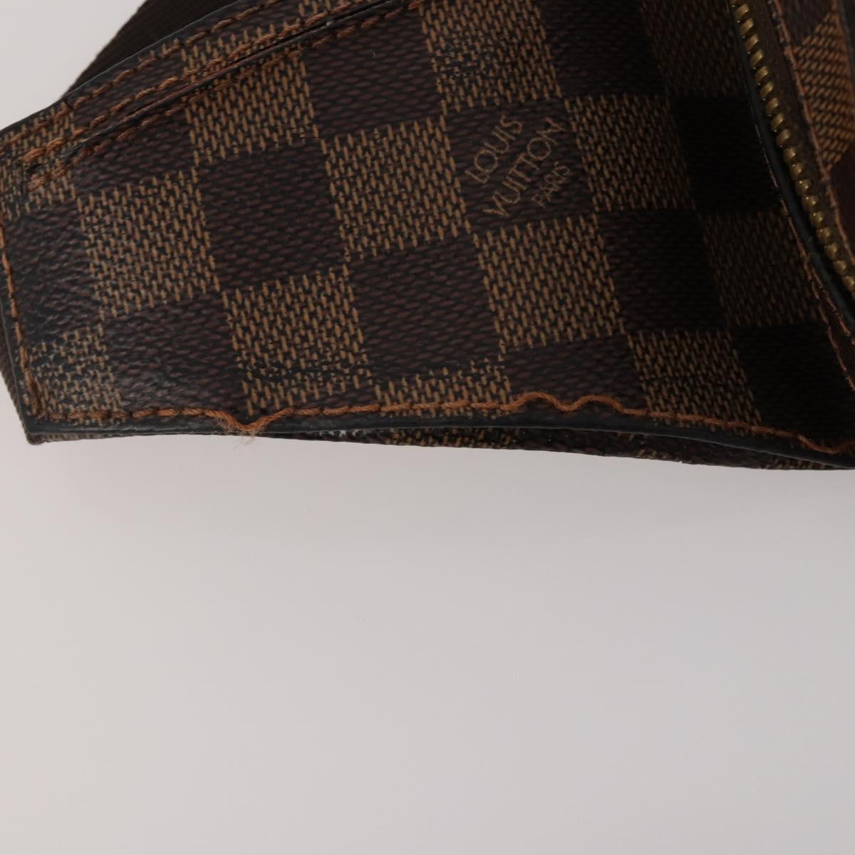 LOUIS VUITTON Damier Ebene Geronimos Shoulder Bag 2 Set N51994 LV Auth bs36785