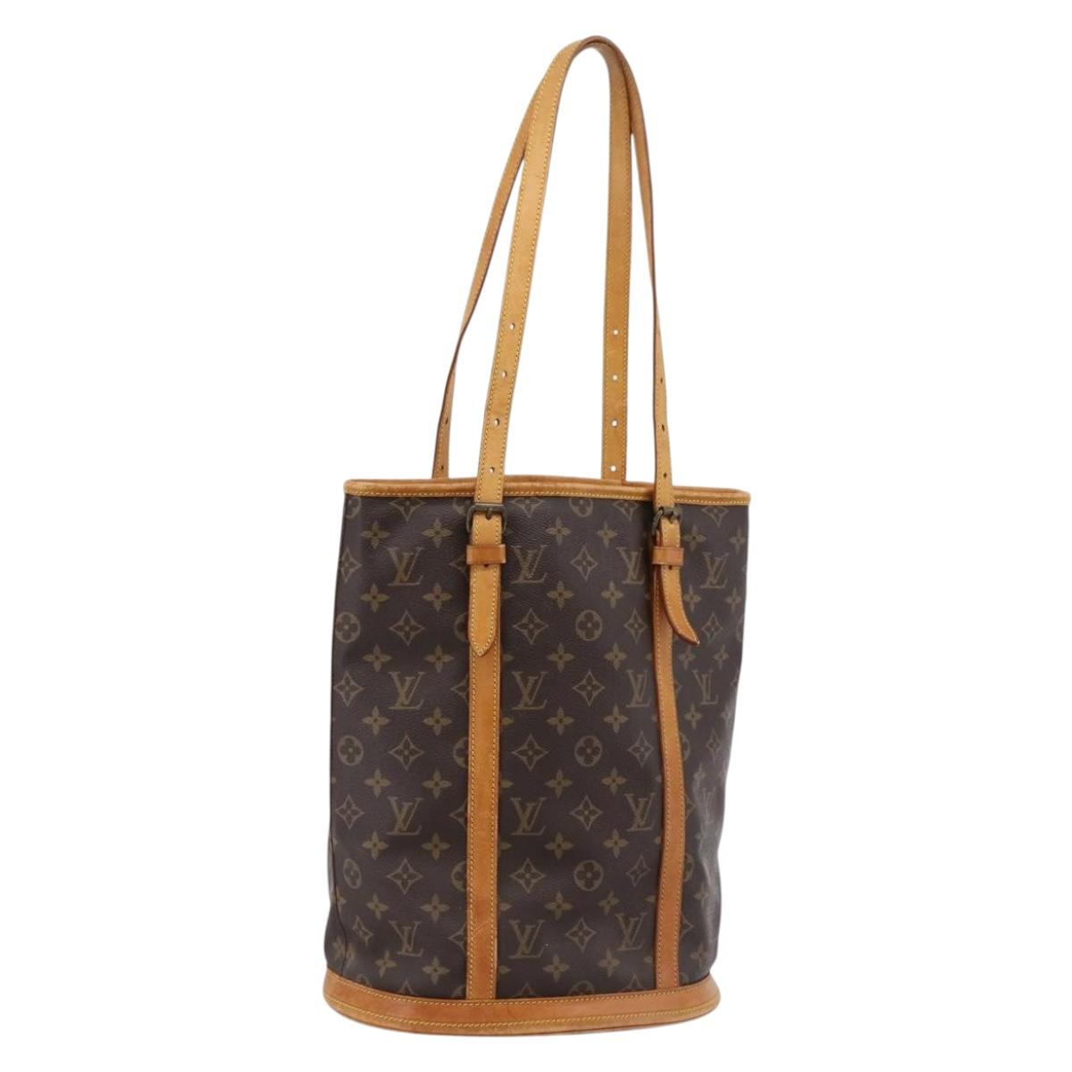 LOUIS VUITTON Monogram Bucket GM Shoulder Bag M42236 LV Auth bs36800