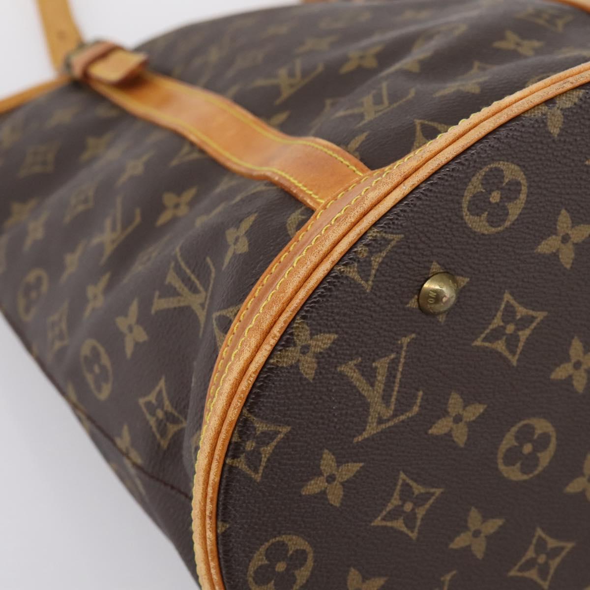 LOUIS VUITTON Monogram Bucket GM Shoulder Bag M42236 LV Auth bs36800