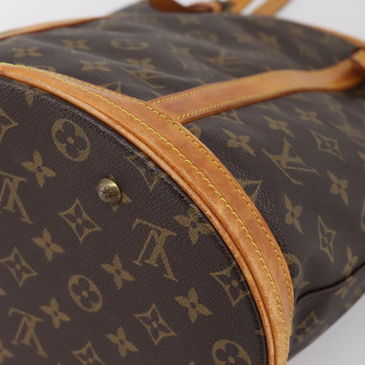LOUIS VUITTON Monogram Bucket GM Shoulder Bag M42236 LV Auth bs36800