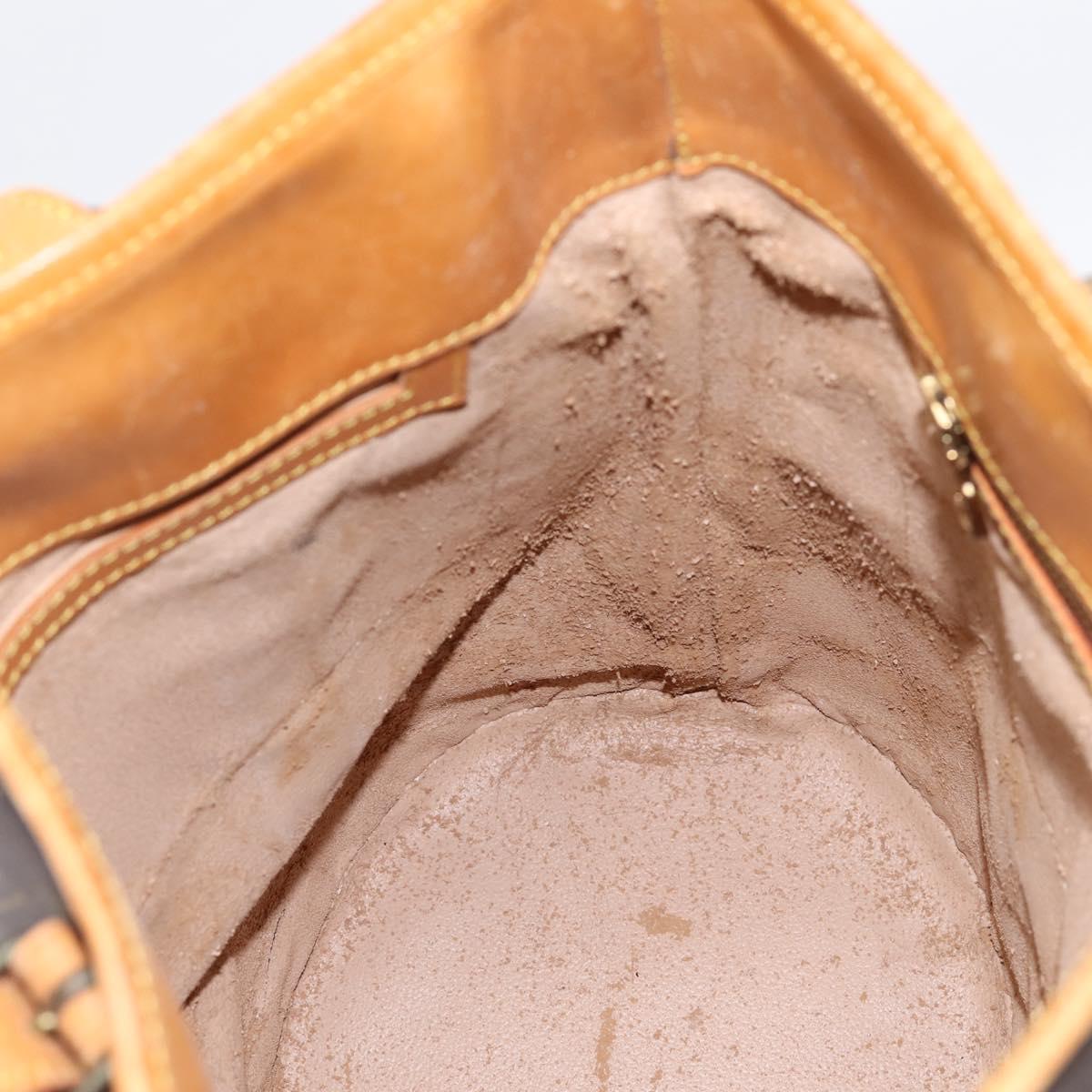LOUIS VUITTON Monogram Bucket GM Shoulder Bag M42236 LV Auth bs36800