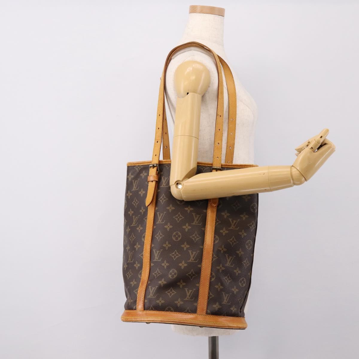 LOUIS VUITTON Monogram Bucket GM Shoulder Bag M42236 LV Auth bs36800