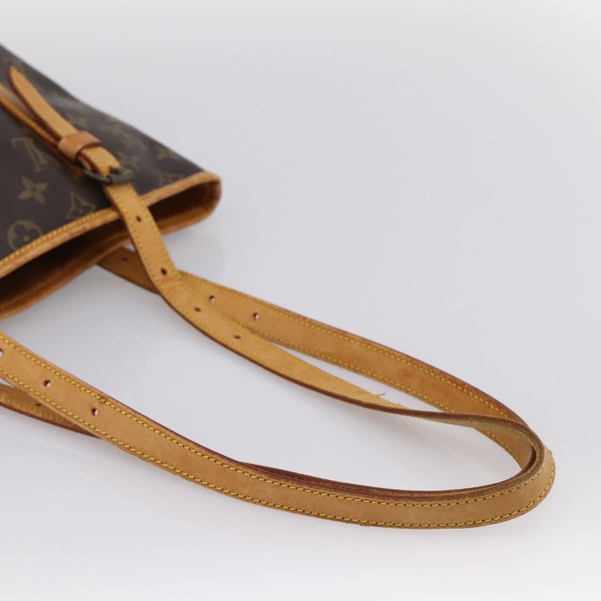 LOUIS VUITTON Monogram Bucket GM Shoulder Bag M42236 LV Auth bs36800
