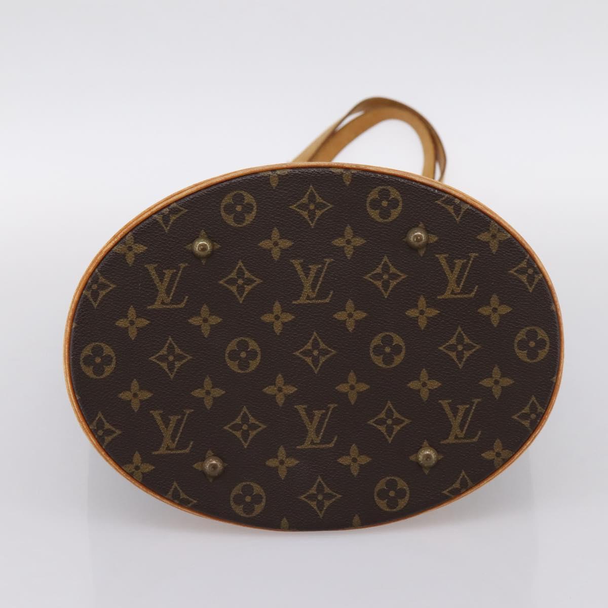 LOUIS VUITTON Monogram Bucket GM Shoulder Bag M42236 LV Auth bs36800
