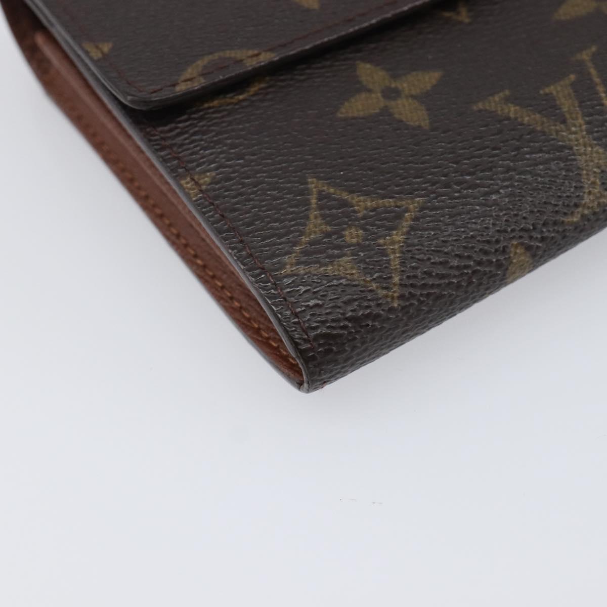 LOUIS VUITTON Monogram Portefeuille Sarah Long Wallet M61734 LV Auth bs36802