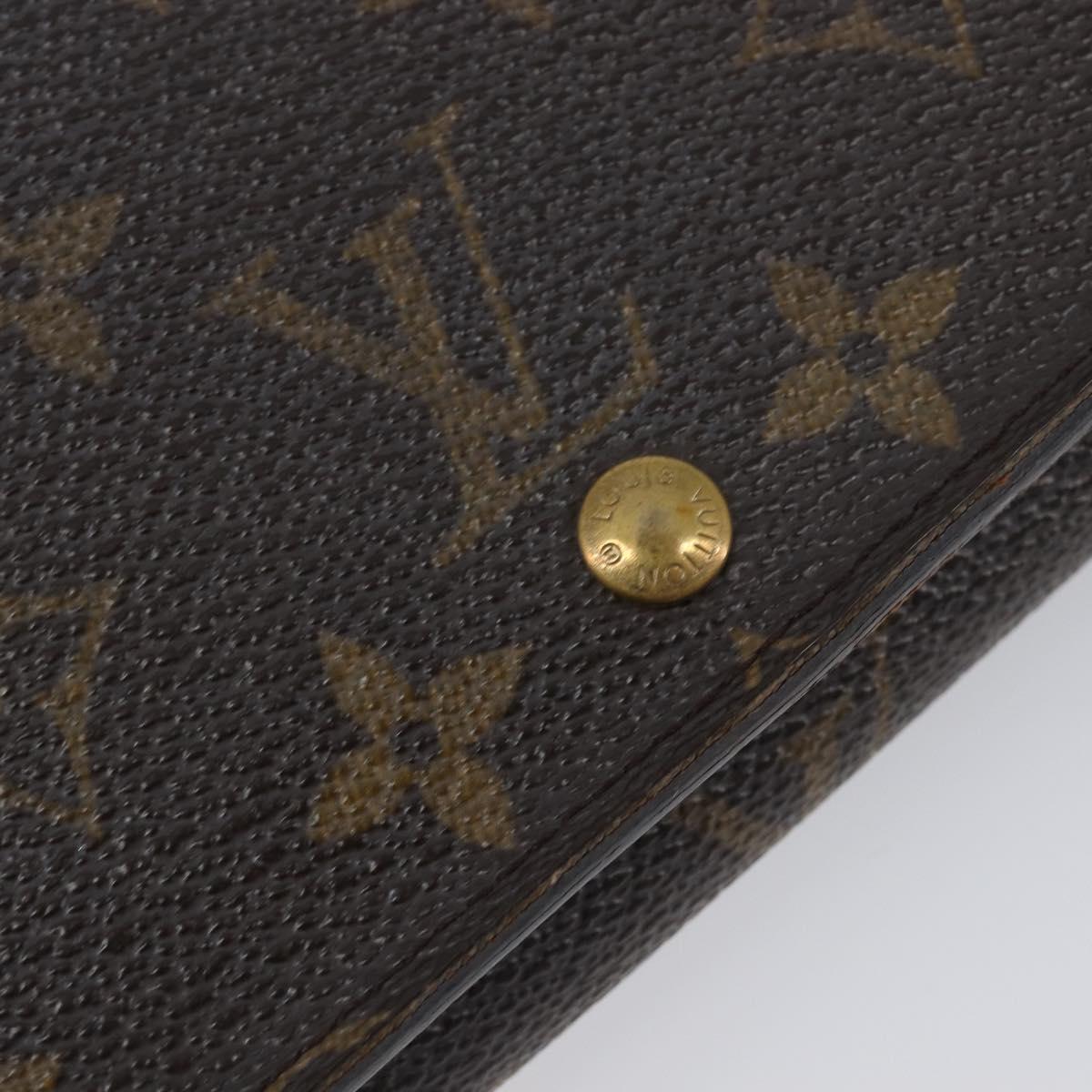 LOUIS VUITTON Monogram Portefeuille Tresol Wallet M61736 LV Auth bs36803