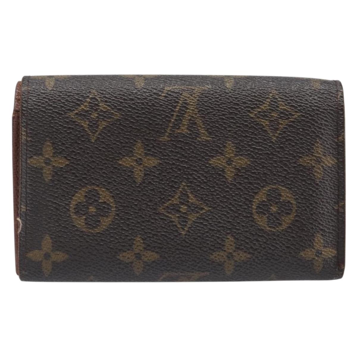 LOUIS VUITTON Monogram Portefeuille Tresol Wallet M61736 LV Auth bs36803