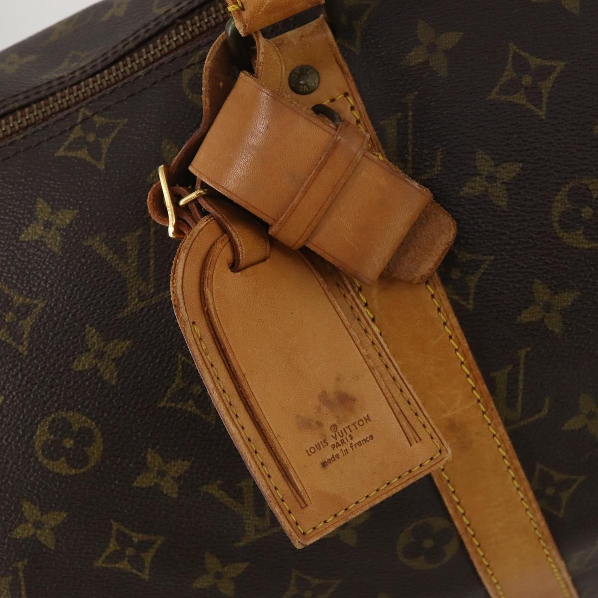 LOUIS VUITTON Monogram Keepall 45 Boston Bag M41428 LV Auth bs36804