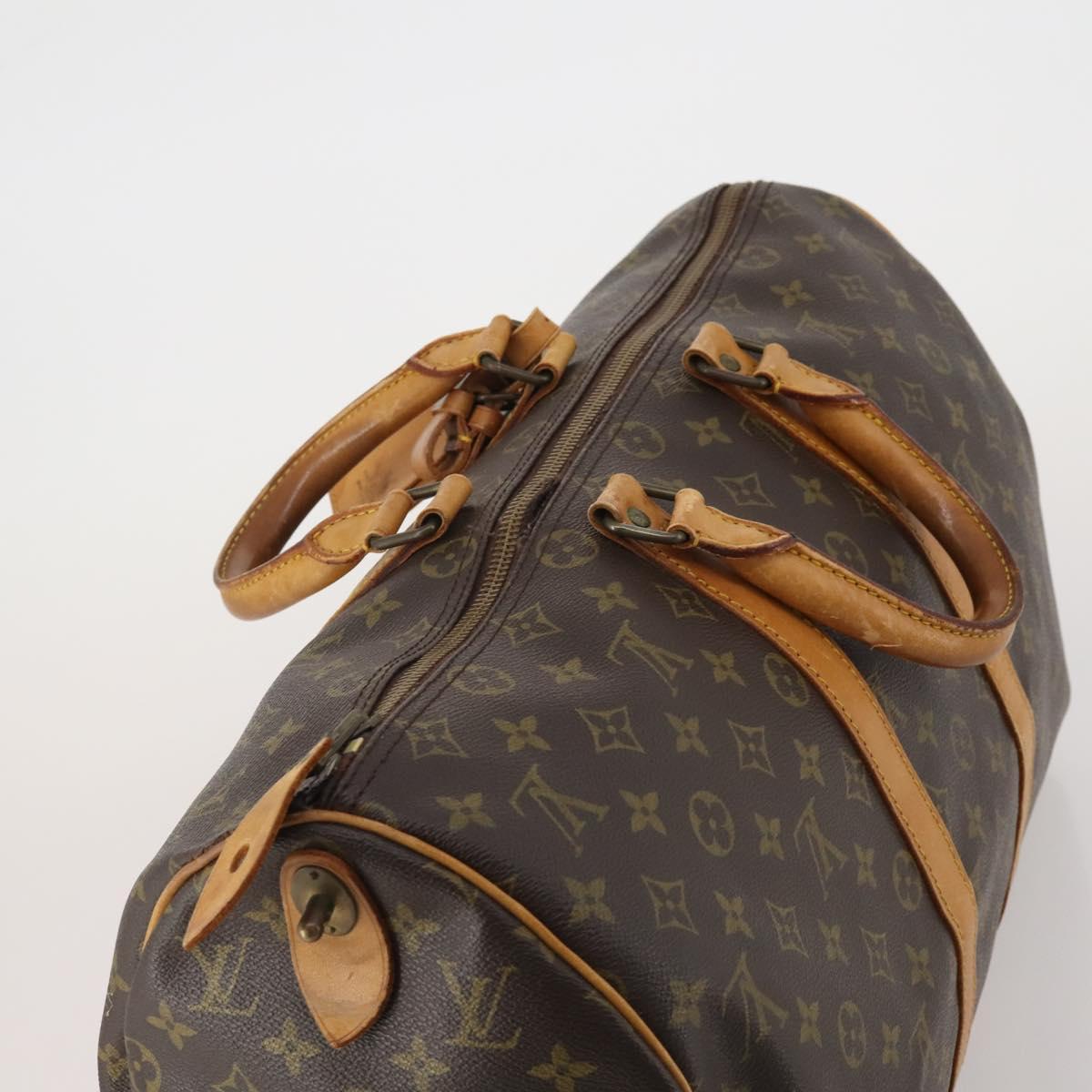 LOUIS VUITTON Monogram Keepall 45 Boston Bag M41428 LV Auth bs36804