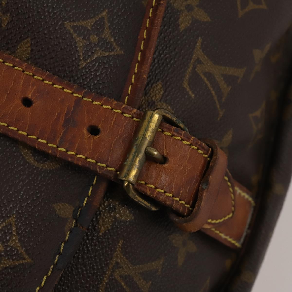 LOUIS VUITTON Monogram Saumur 35 Shoulder Bag M42254 LV Auth bs36807