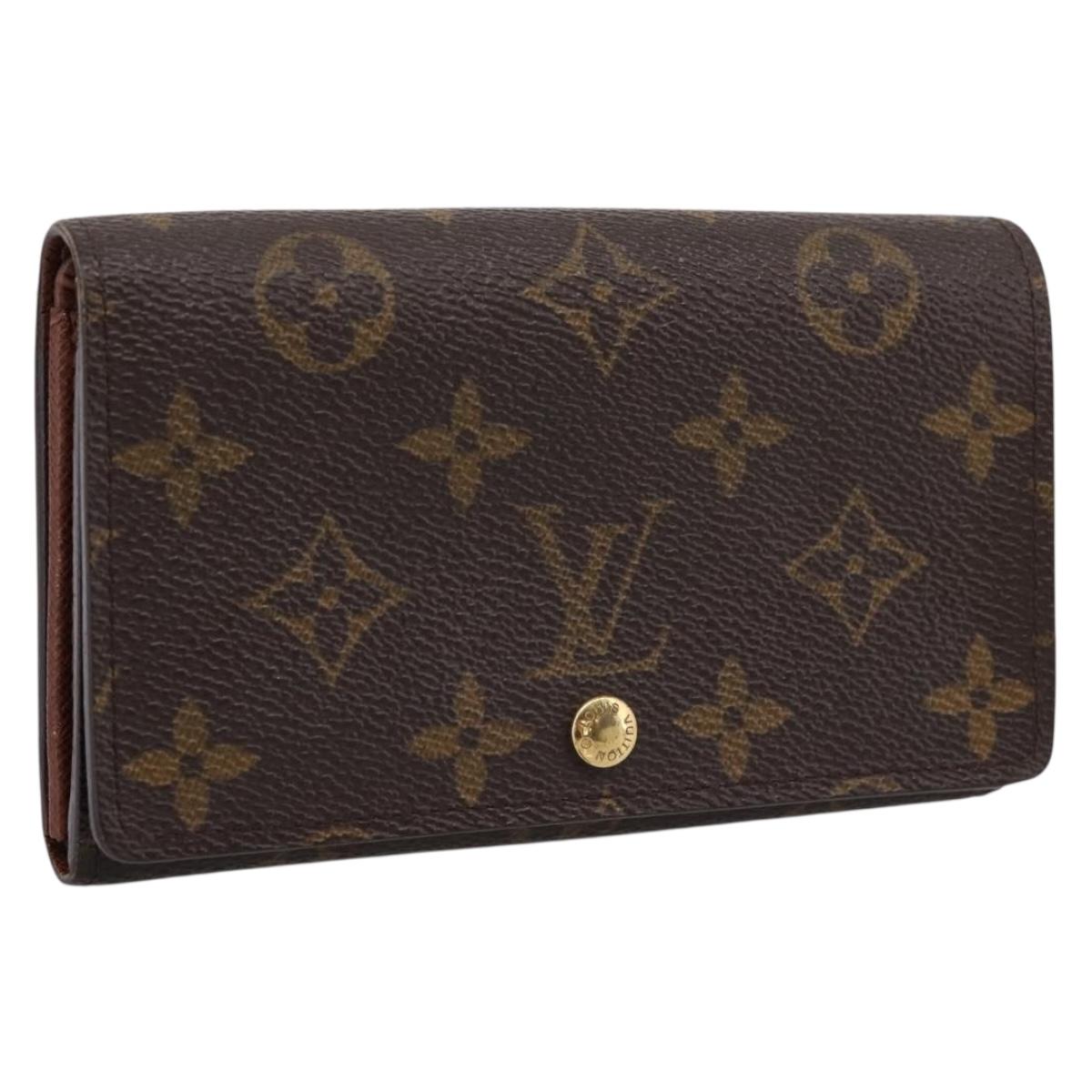 LOUIS VUITTON Monogram Portefeuille Tresol Wallet M61736 LV Auth bs36808