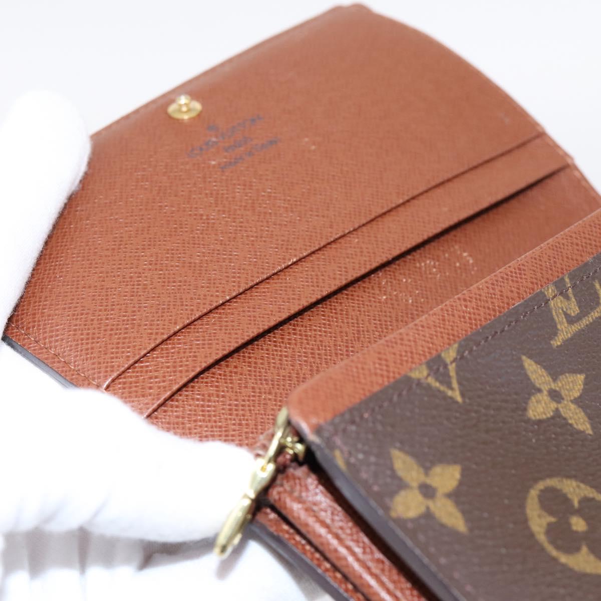 LOUIS VUITTON Monogram Portefeuille Tresol Wallet M61736 LV Auth bs36808