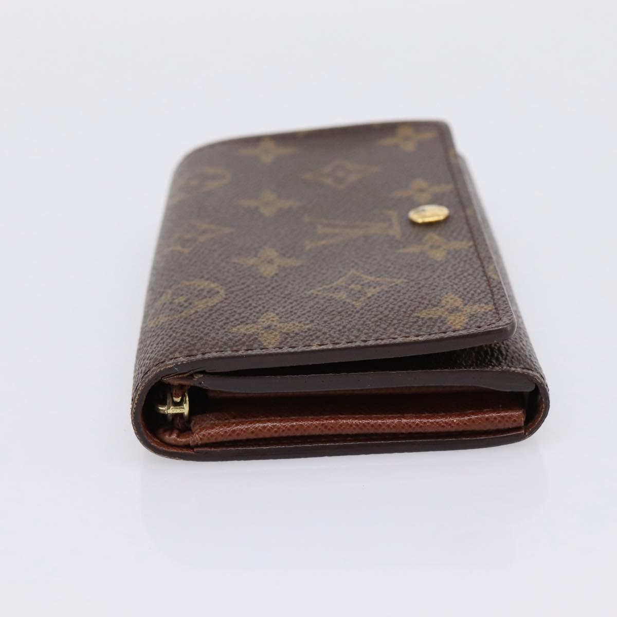 LOUIS VUITTON Monogram Portefeuille Tresol Wallet M61736 LV Auth bs36808