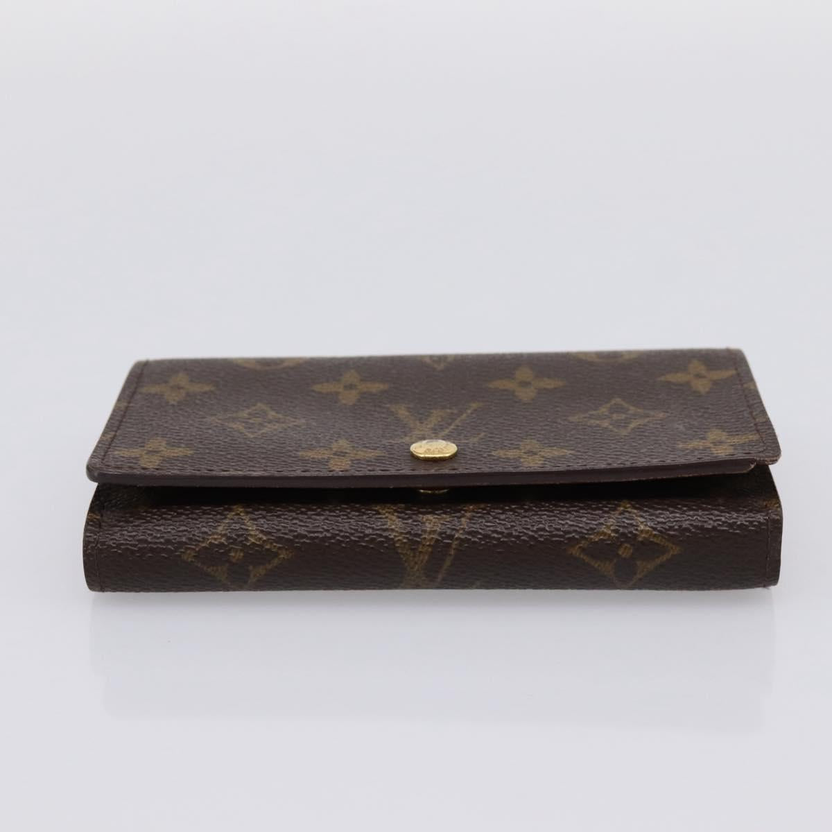 LOUIS VUITTON Monogram Portefeuille Tresol Wallet M61736 LV Auth bs36808