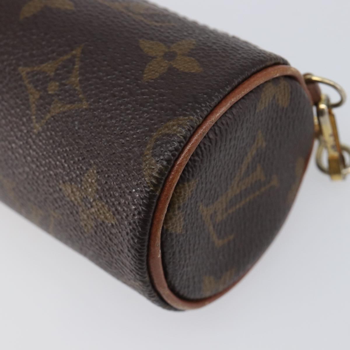 LOUIS VUITTON Monogram Papillon Pouch LV Auth bs36809