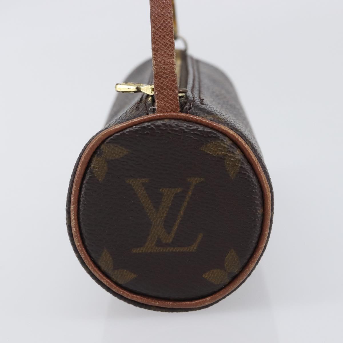 LOUIS VUITTON Monogram Papillon Pouch LV Auth bs36809