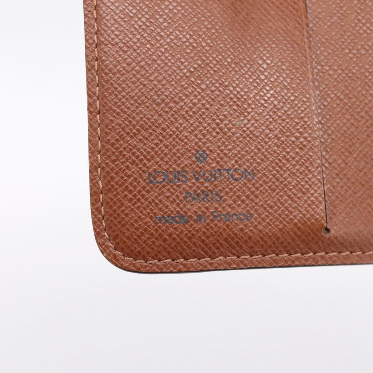 LOUIS VUITTON Monogram Compact Zip Wallet M61667 LV Auth bs36811