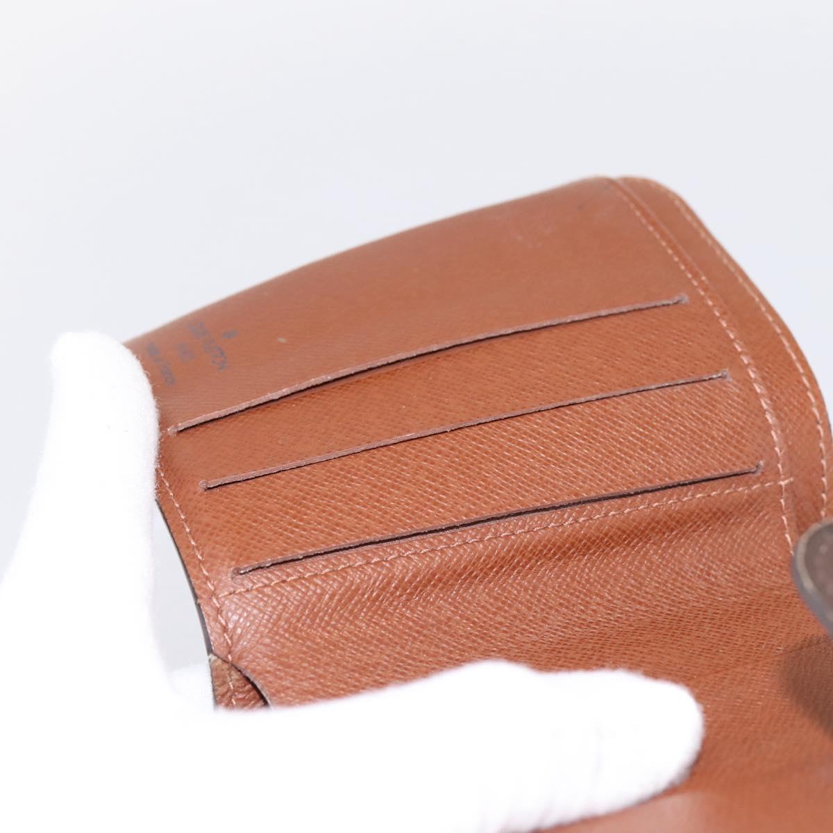 LOUIS VUITTON Monogram Compact Zip Wallet M61667 LV Auth bs36811