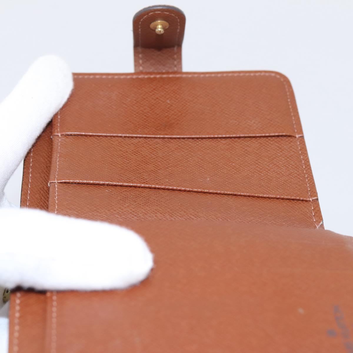 LOUIS VUITTON Monogram Compact Zip Wallet M61667 LV Auth bs36811