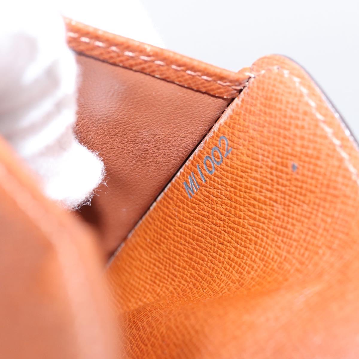 LOUIS VUITTON Monogram Compact Zip Wallet M61667 LV Auth bs36811