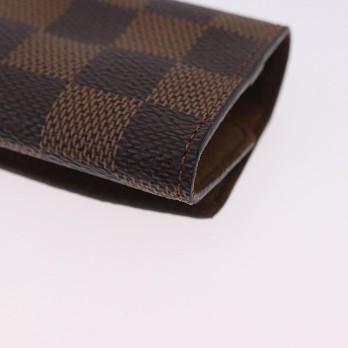 LOUIS VUITTON Bouton de Manchette Digit Cuffs Ag925 Silver LV Auth bs36812