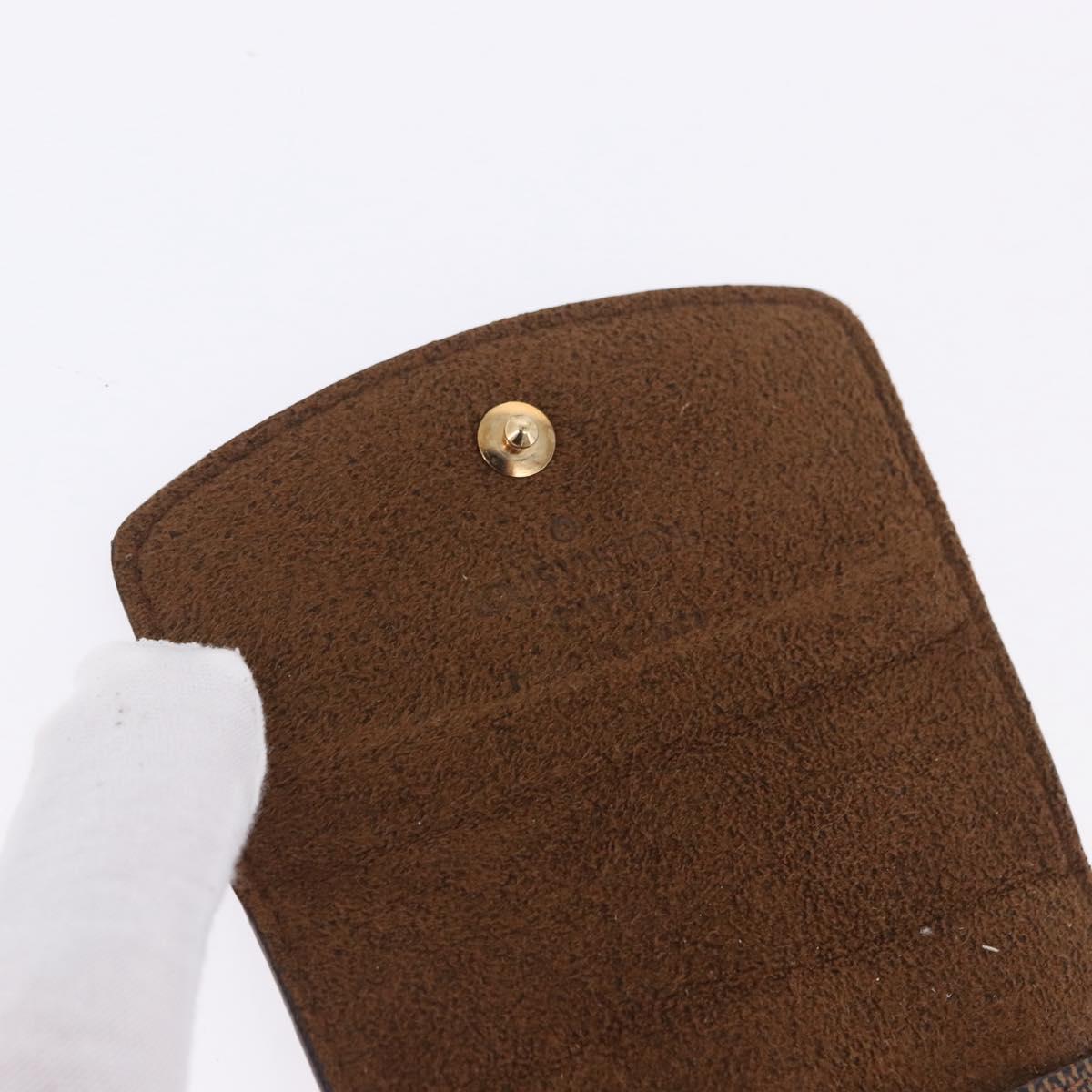 LOUIS VUITTON Bouton de Manchette Digit Cuffs Ag925 Silver LV Auth bs36812