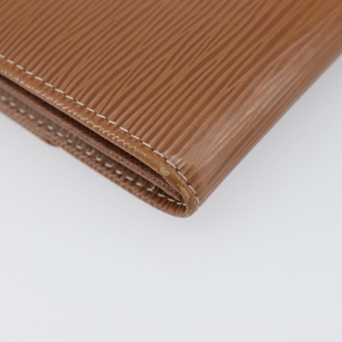 LOUIS VUITTON Epi Portefeiulle Sarah Long Wallet Brown M60321 LV Auth bs36813