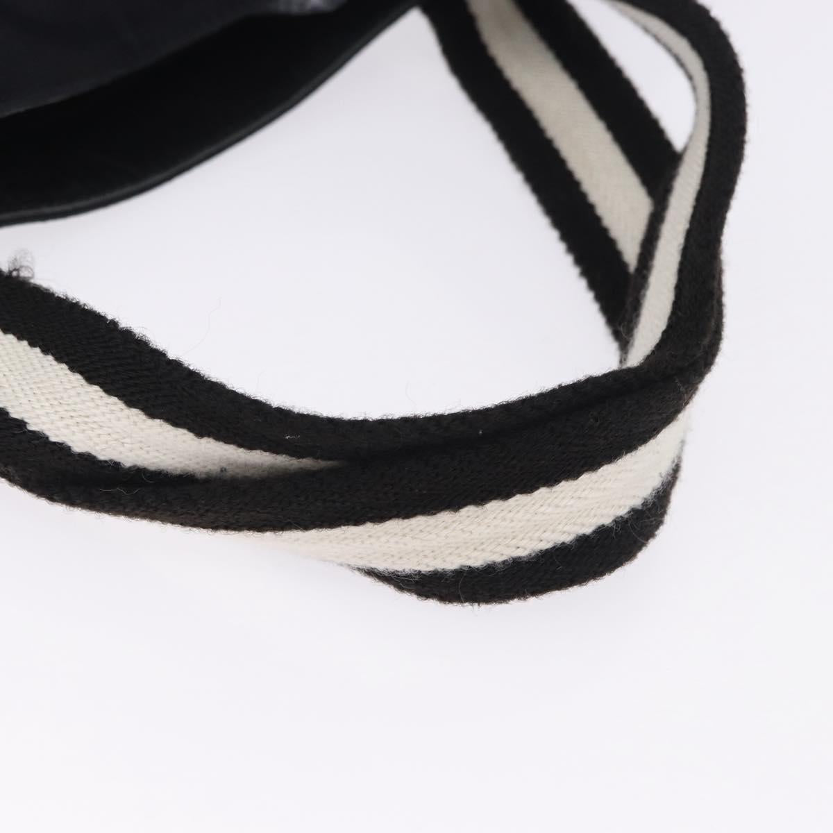 GUCCI Tote Bag Canvas Navy 123439 Auth bs36820