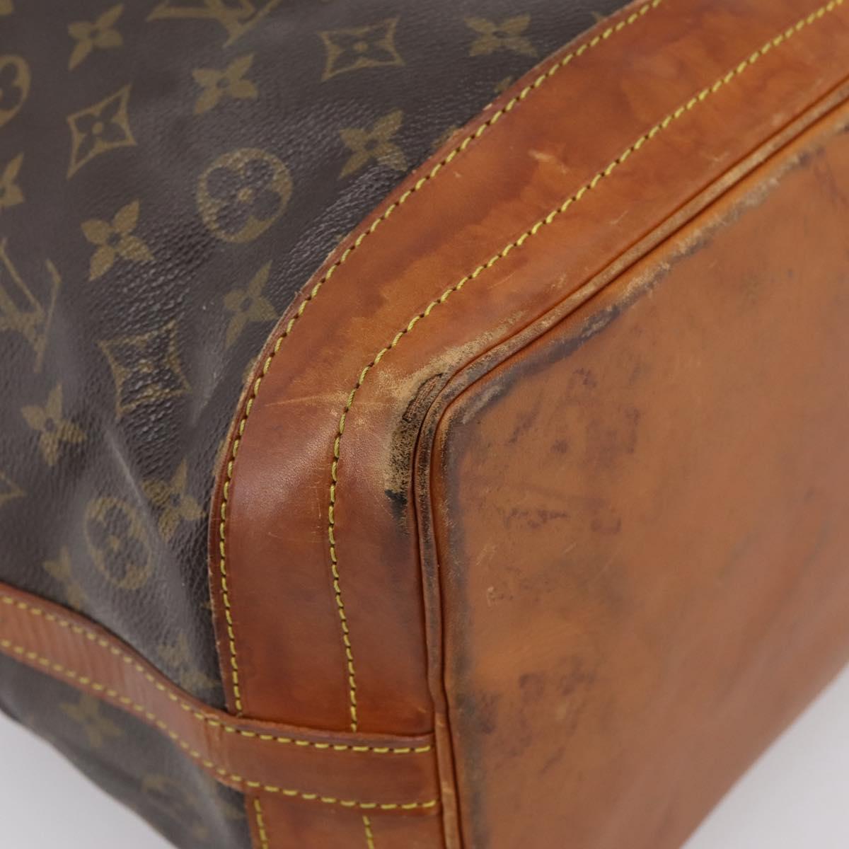 LOUIS VUITTON Monogram Noe Shoulder Bag M42224 LV Auth bs36823