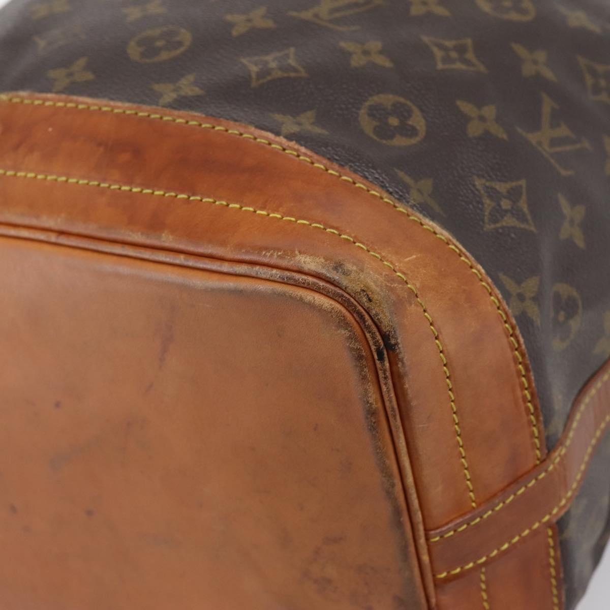 LOUIS VUITTON Monogram Noe Shoulder Bag M42224 LV Auth bs36823