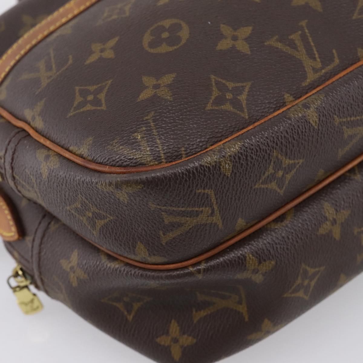 LOUIS VUITTON Monogram Reporter PM Shoulder Bag M45254 LV Auth bs36824