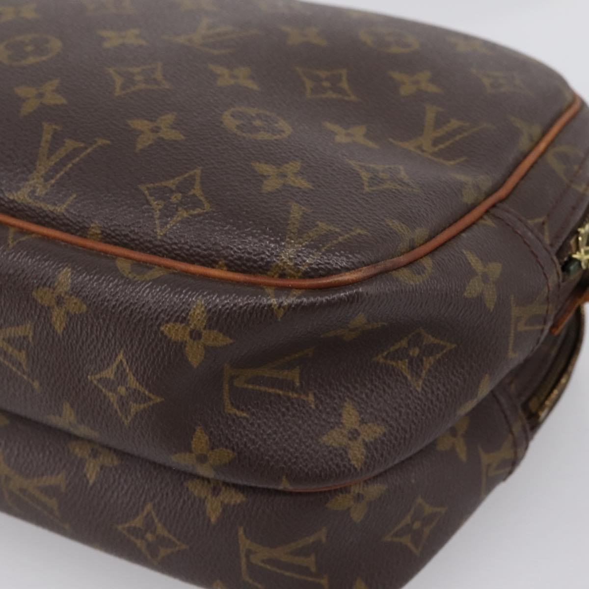 LOUIS VUITTON Monogram Reporter PM Shoulder Bag M45254 LV Auth bs36824
