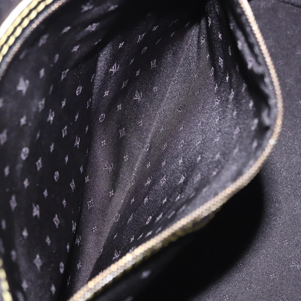 LOUIS VUITTON Suhari Lockit PM Hand Bag Leather Black M91888 LV Auth bs36825V