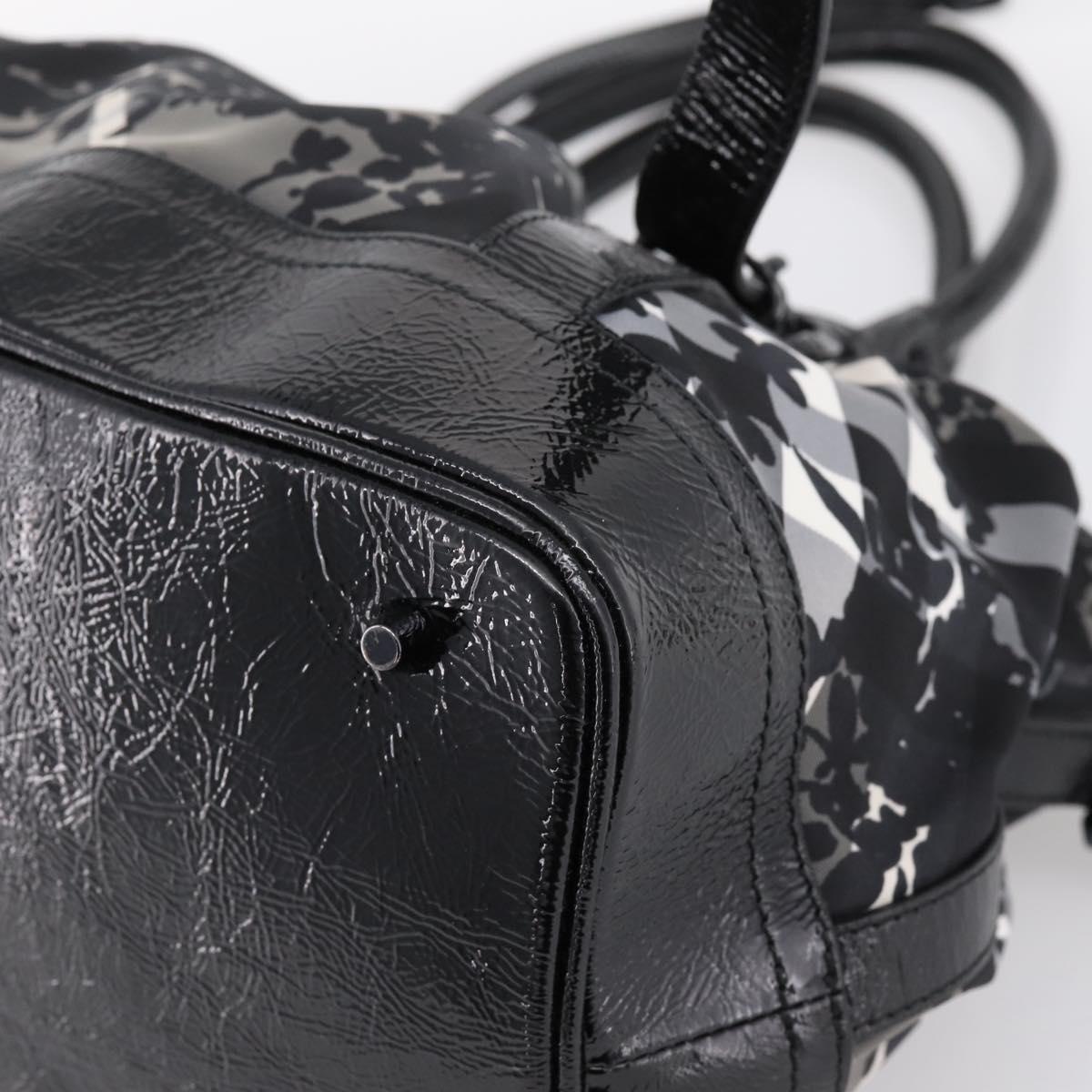 BURBERRY Tote Bag Nylon 2way Black Auth bs36829A