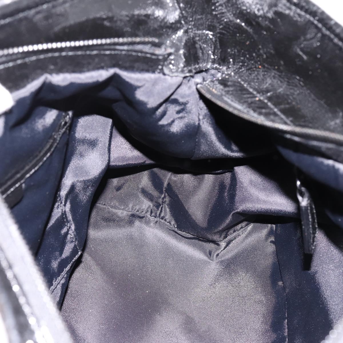BURBERRY Tote Bag Nylon 2way Black Auth bs36829A
