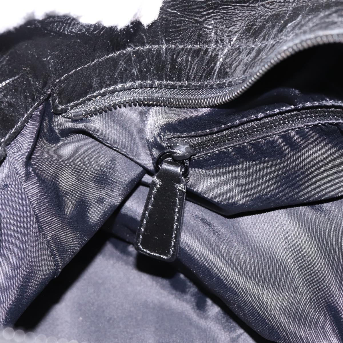 BURBERRY Tote Bag Nylon 2way Black Auth bs36829A