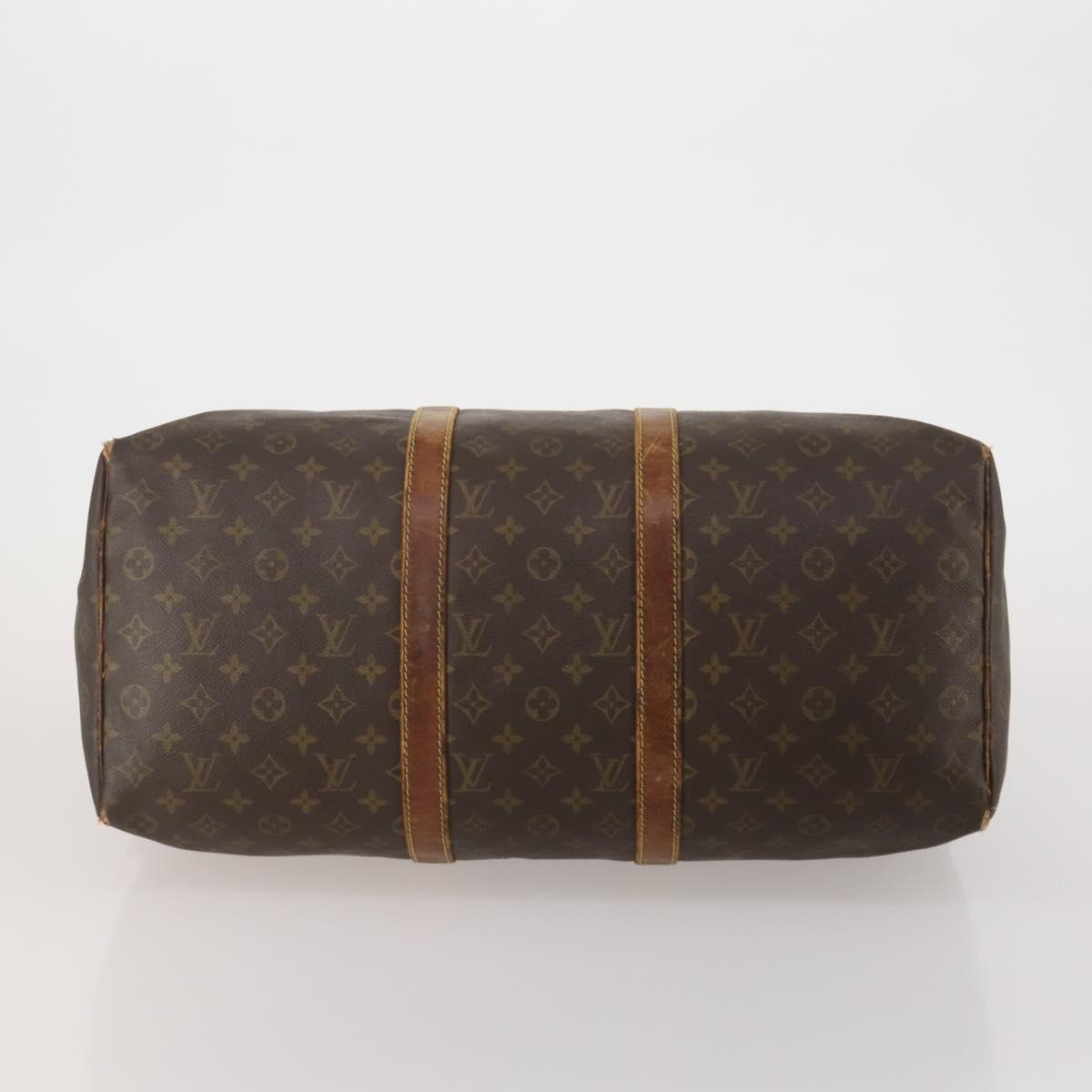 LOUIS VUITTON Monogram Keepall 50 Boston Bag M41426 LV Auth bs36833