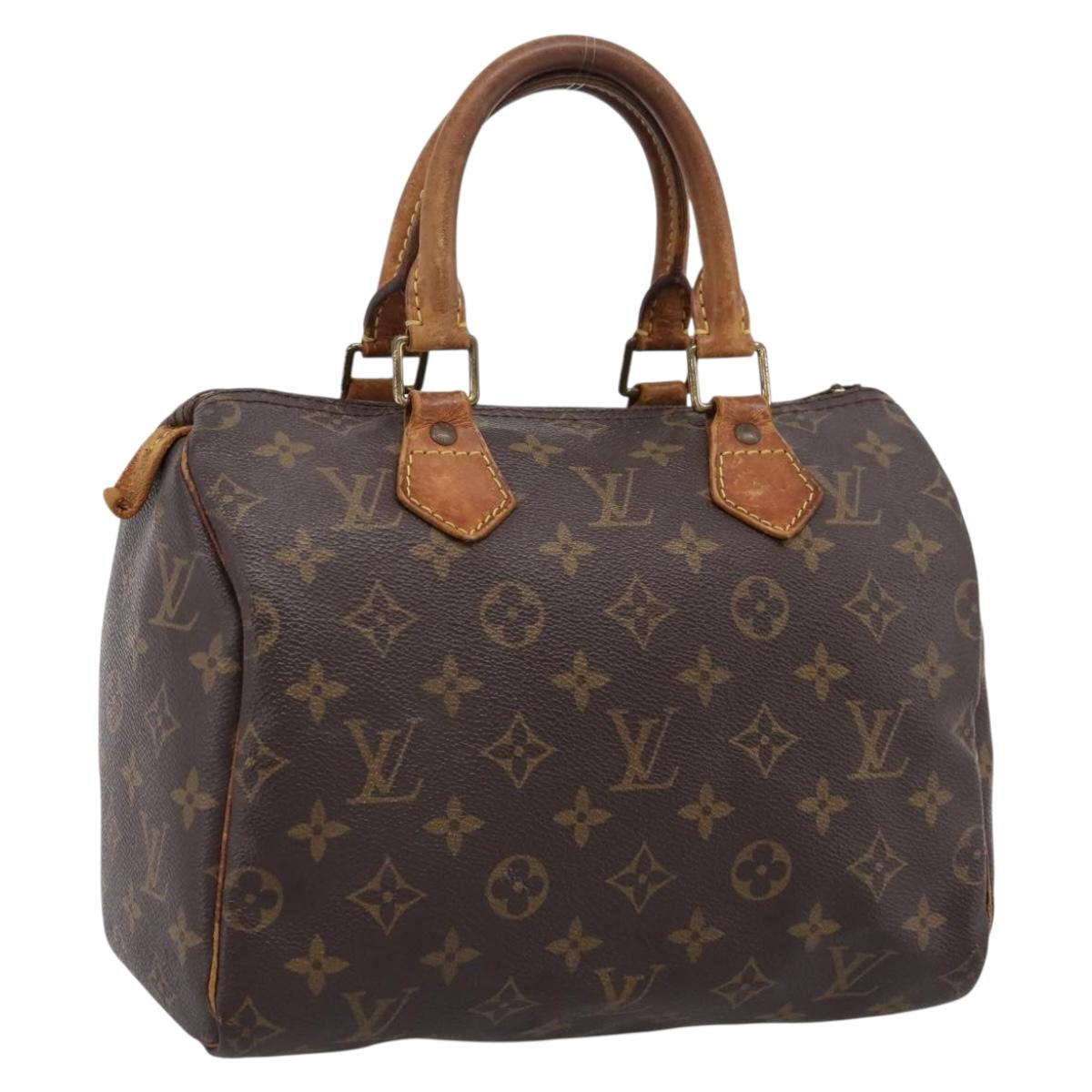 LOUIS VUITTON Monogram Speedy 25 Hand Bag M41528 LV Auth bs36842