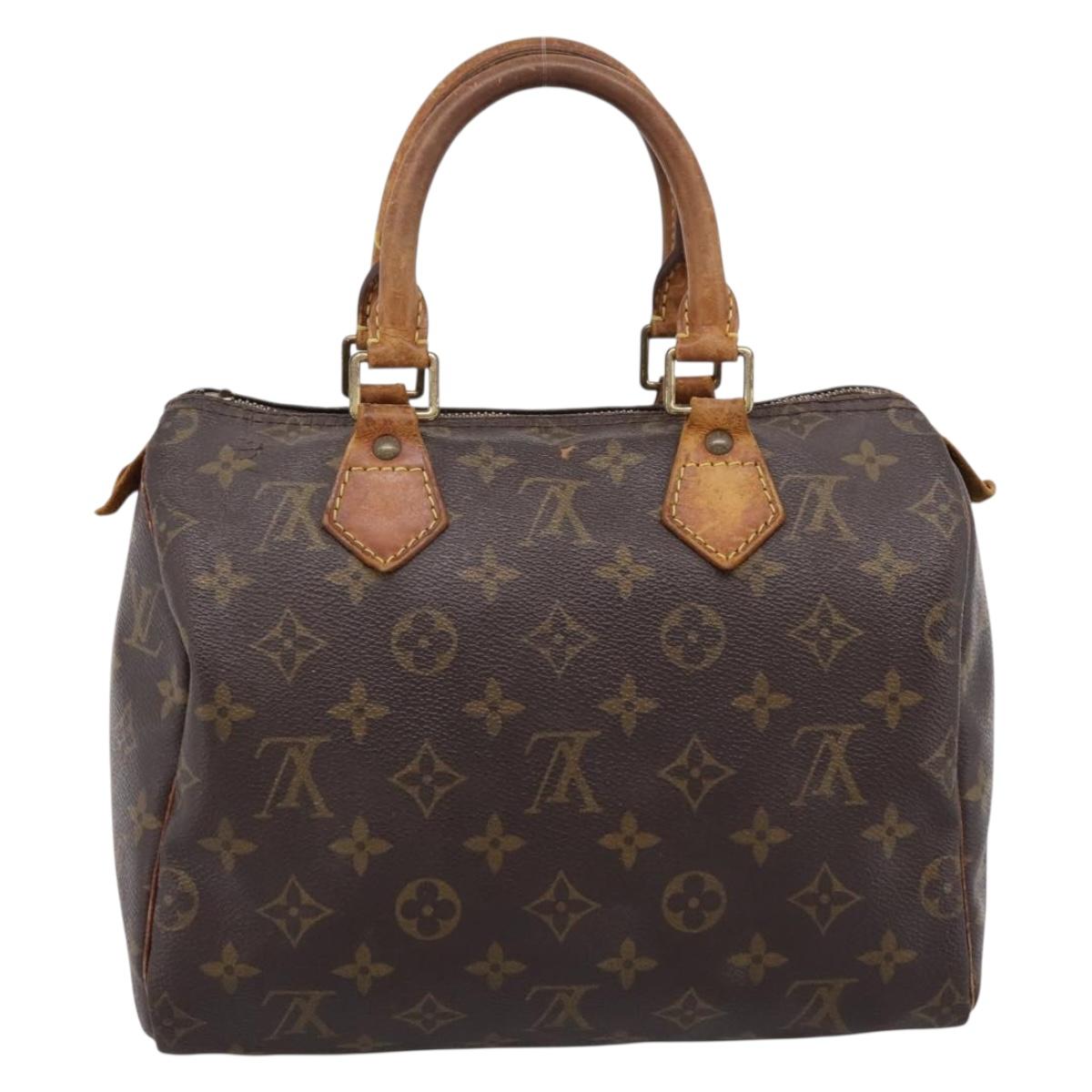 LOUIS VUITTON Monogram Speedy 25 Hand Bag M41528 LV Auth bs36842