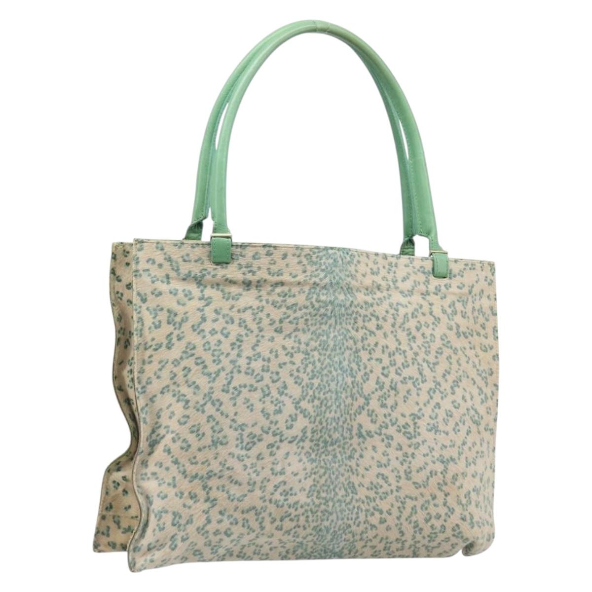 BOTTEGAVENETA Tote Bag Harako Leather Beige Gold Auth bs36850
