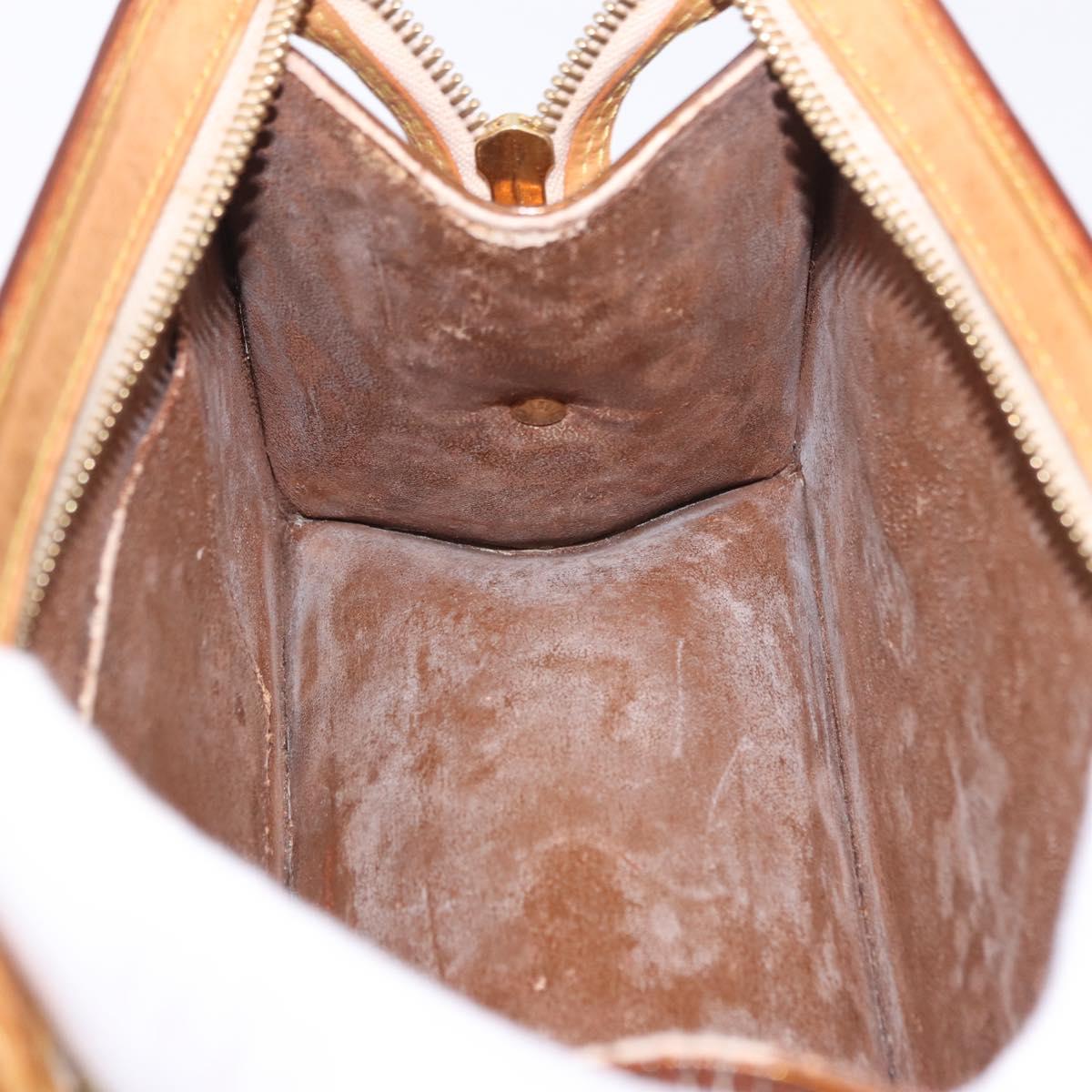 LOUIS VUITTON Monogram Vernis Mini Forsythe Bag Bronze M91120 LV Auth bs36851