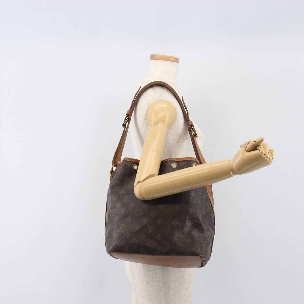 LOUIS VUITTON Monogram Petit Noe Shoulder Bag M42226 LV Auth bs36859