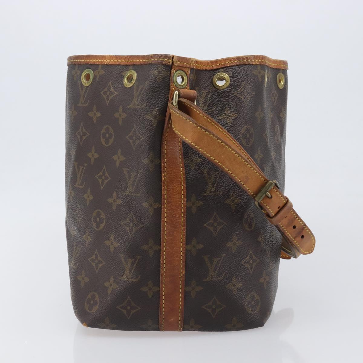 LOUIS VUITTON Monogram Petit Noe Shoulder Bag M42226 LV Auth bs36859