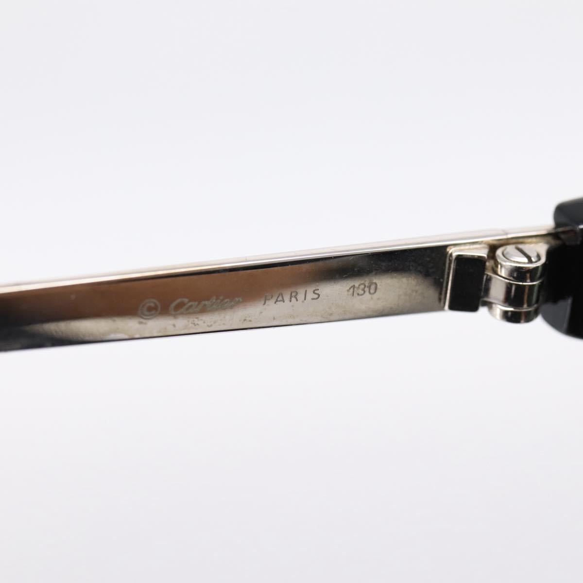 CARTIER Sunglasses Plastic Black Auth bs36860V