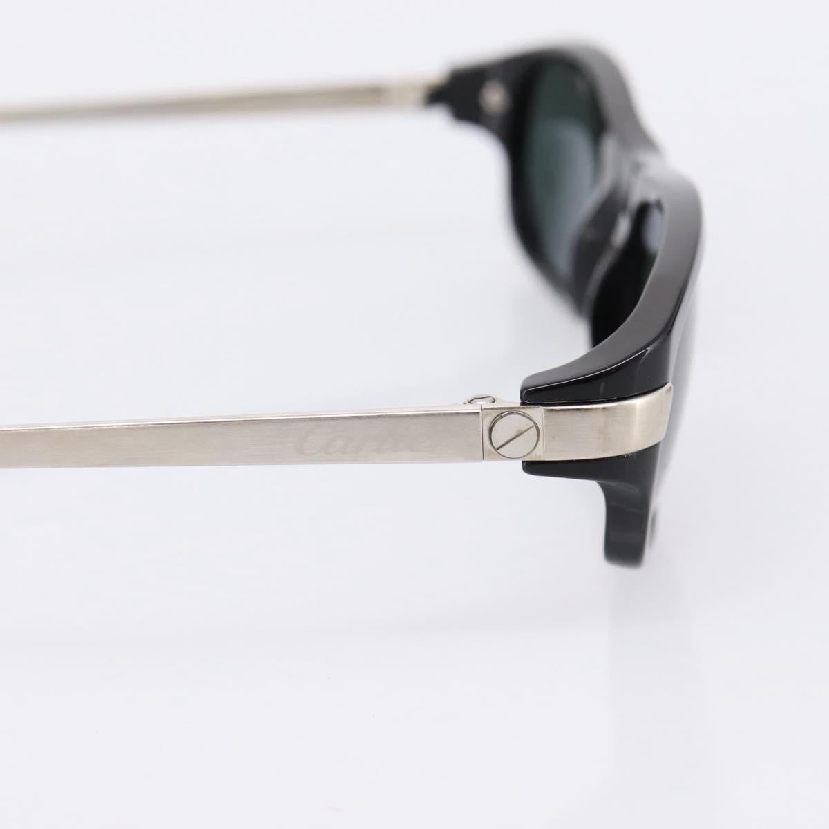 CARTIER Sunglasses Plastic Black Auth bs36860V